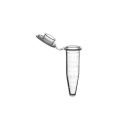 Microtube w/ cap, 1.5mL, clear, sterile, w/ self-standing bag, 10 packs of 50, 500/pk