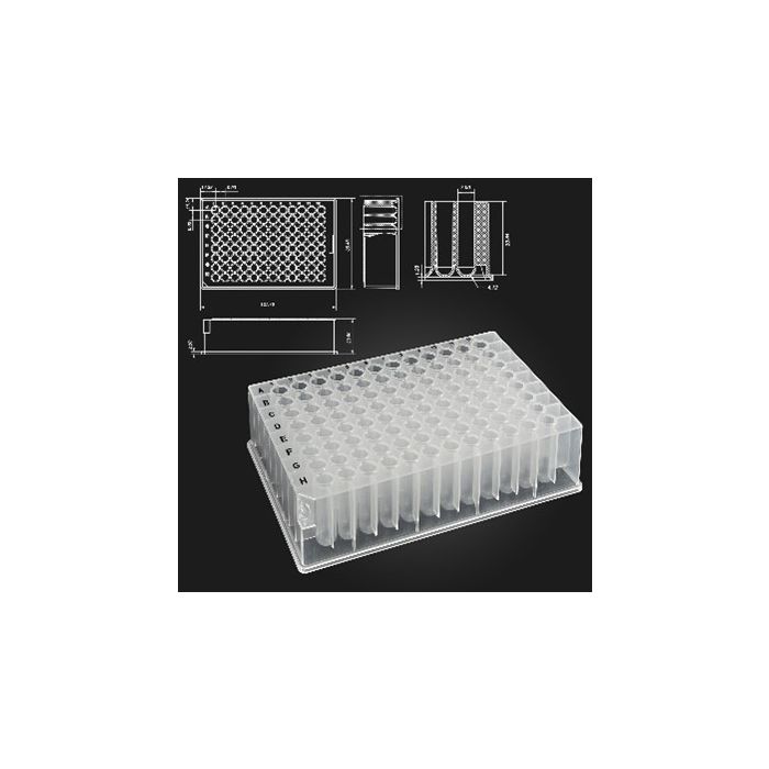 BaaySCI OptiWell™ DeepWell Plates - 2.2ml Deep Well Plate 96sq 41.9mm U main product photo