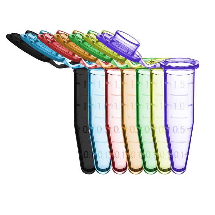 BaaySCI Micro Centrifuge Tubes - Microtube, 1.5mL Sterile, Assorted main product photo