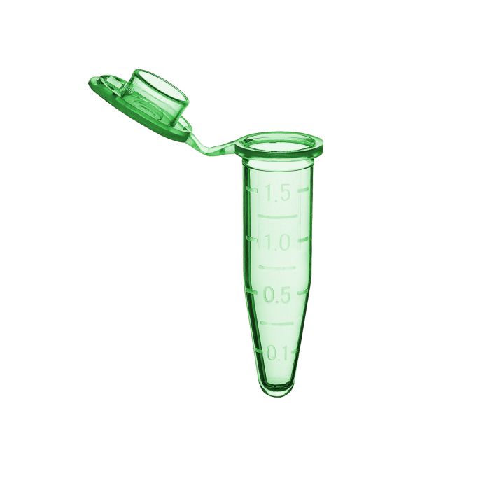 BaaySCI Micro Centrifuge Tubes - Microtube, 1.5mL Sterile, Green main product photo