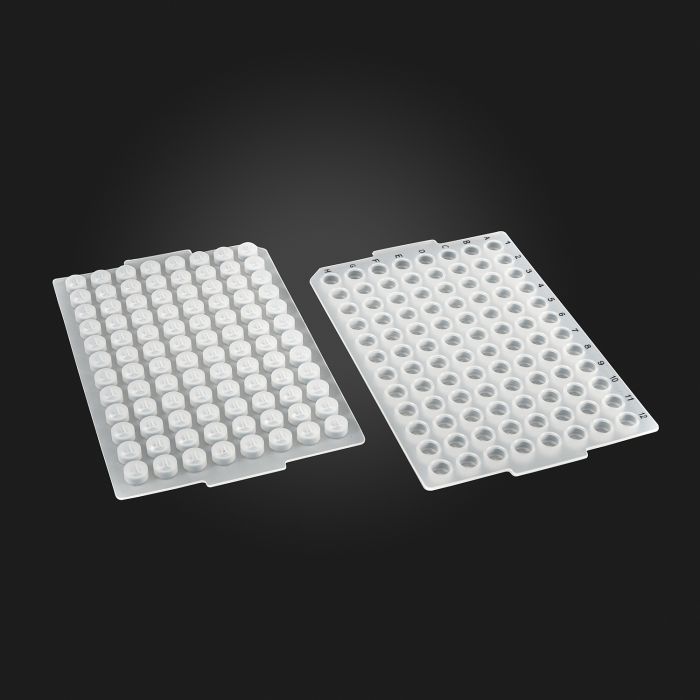 BaaySCI OptiWell™ Sealing Mats for DW Plates - 96rd Sealing Mat, Ø7.3mm, - open, str main product photo