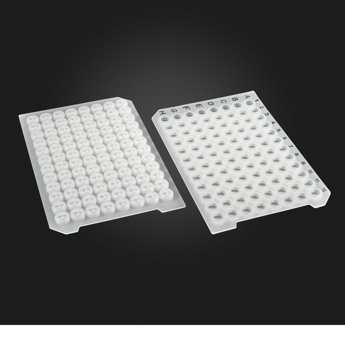 BaaySCI OptiWell™ Sealing Mats for DW Plates - 96rd Sealing Mat, Ø8.3mm, + open main product photo