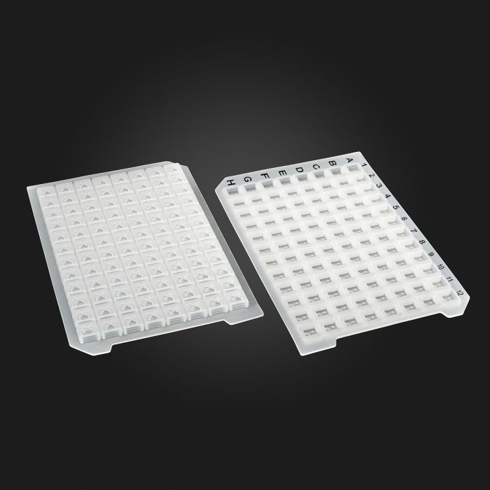 BaaySCI OptiWell™ Sealing Mats for DW Plates - 96sq Sealing Mat, Ø8.4mm, + open, str main product photo