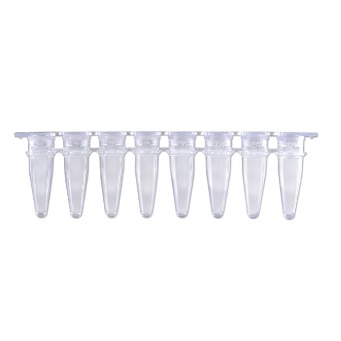 BaaySCI qPCR Strip Tubes - 0.2mL qPCR Strips, natural/clear tubes main product photo