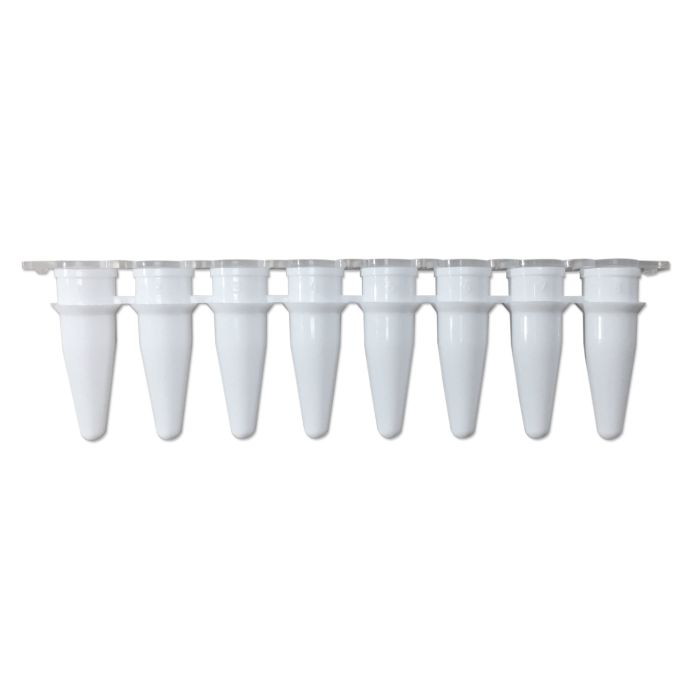 BaaySCI qPCR Strip Tubes - 0.2mL qPCR Strips, WHITE tubes main product photo