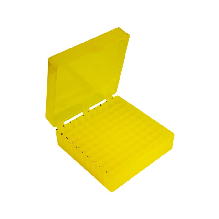 BaaySCI Storage Box - Storage Box hinged lid 10 x1.5ml yellow main product photo