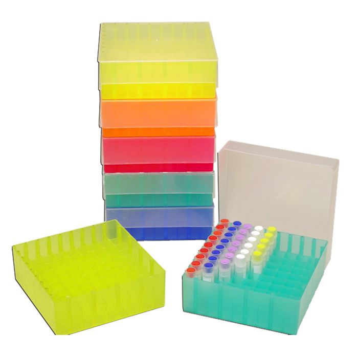 BaaySCI Tube Rack - 81 place freezer box main product photo
