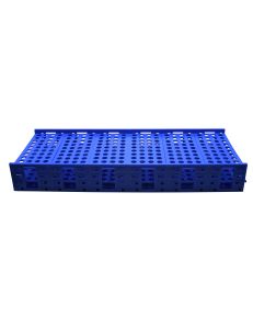 Mega Racks® Tube Rack Double for 13-16mm Tubes, Blue