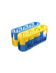 Adapt-a-Rack® Adaptable Multi-Tube Rack, Combo Blue/Yellow