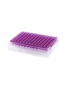 Low Temp PCR Rack, 96 well, Purple
