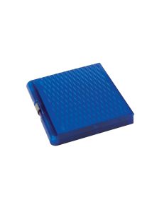 Premium Plus Slide Box, 100 place, translucent blue, pk5