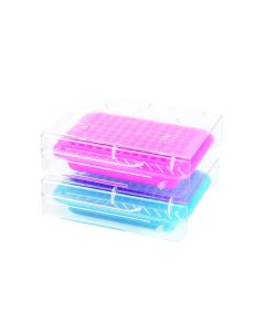 PCR Cooler, 96 Well Pink/Purple & Lt.Blue/Dk.Blue