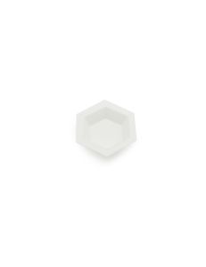 Hexagonal Weigh Boat, Small Anti-static, White, Sterile 5 wrap