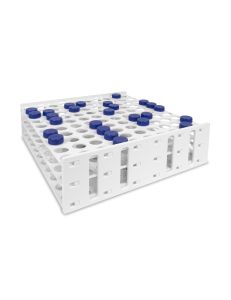 Mega Racks® Tube Rack for 28-32mm Tubes, White