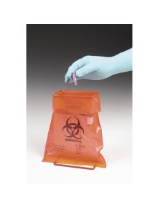Biohazard Bags, PP 8x12" (203x305mm), Red
