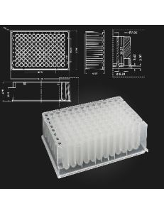BaaySCI OptiWell™ DeepWell Plates - 2.3ml Deep Well Plate 96sq 41.7mm V str