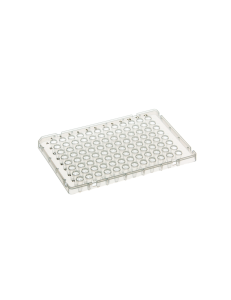 Semi-Skirt Raised Rim FAST Low Profile Fast 96-Well PCR Plate, Clear- 100pcs per case