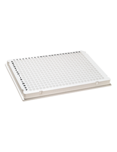 384-Well PCR Plate, ABI-Style design (A24 notch), Clear- 1200pcs per case