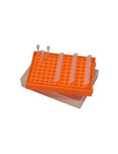 BaaySCI Tube Rack - Rack, PCR, 96x0.2ml, with lid, Rainbow
