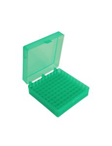 BaaySCI Storage Box - Storage Box hinged lid 100x1.5ml, Green