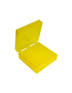BaaySCI Storage Box - Storage Box hinged lid 10 x1.5ml yellow