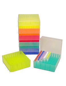 BaaySCI Tube Rack - 81 place freezer box